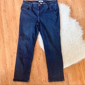 Lane Bryant MidRise Super Stretchy Straight Jeans